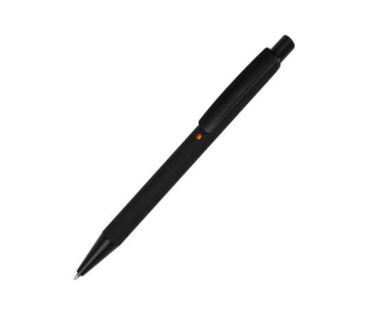 ENIGMA, ручка шариковая, черный/оранжевый, металл, пластик, софт-покрытие, Цвет: черный, оранжевый
