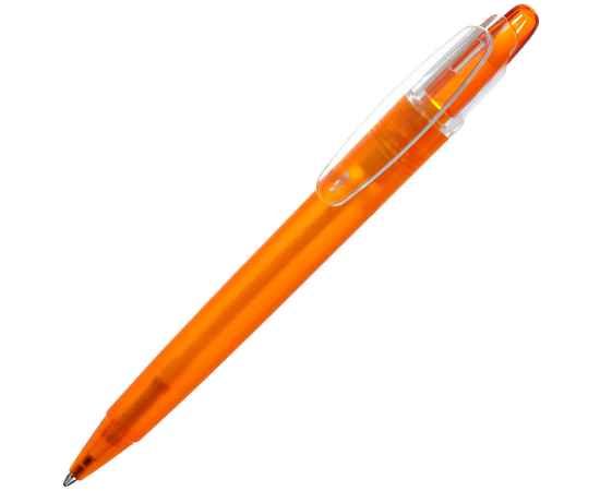 OTTO FROST, ручка шариковая, фростированный оранжевый, пластик, Цвет: оранжевый