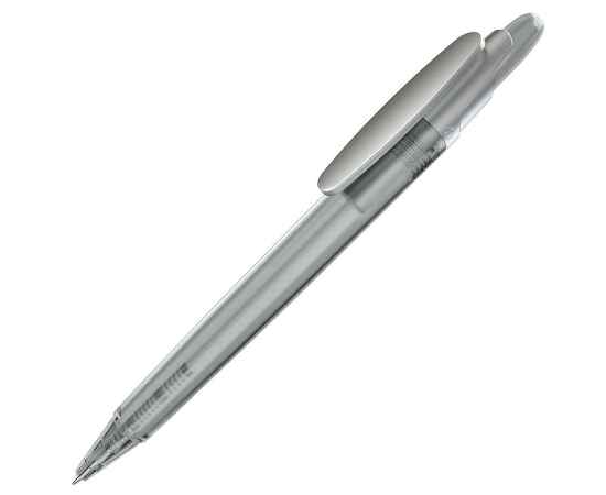 OTTO FROST SAT, ручка шариковая, фростированный белый/серебристый клип, пластик, Цвет: белый, серебристый