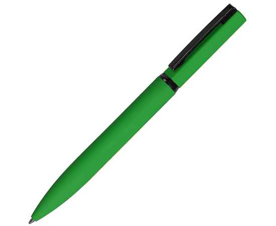 MIRROR BLACK, ручка шариковая, зеленый, металл, софт- покрытие, Цвет: зеленый