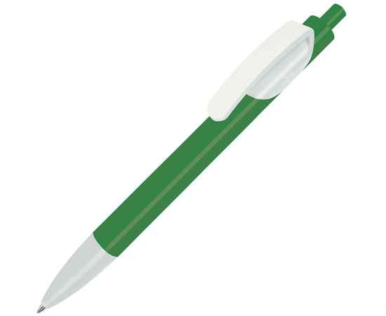 TRIS, ручка шариковая, ярко-зеленый корпус/белый, пластик, Цвет: ярко-зеленый, белый