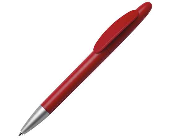 Ручка шариковая ICON, красный, непрозрачный пластик, Цвет: красный