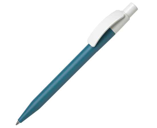 Ручка шариковая PIXEL, цвет морской волны, непрозрачный пластик, Цвет: морская волна