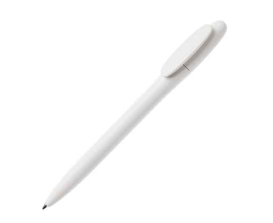 Ручка шариковая BAY, белый, непрозрачный пластик, Цвет: белый