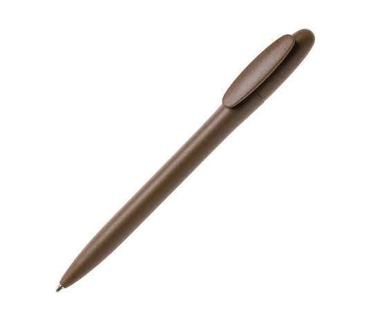 Ручка шариковая BAY, коричневый, непрозрачный пластик, Цвет: коричневый