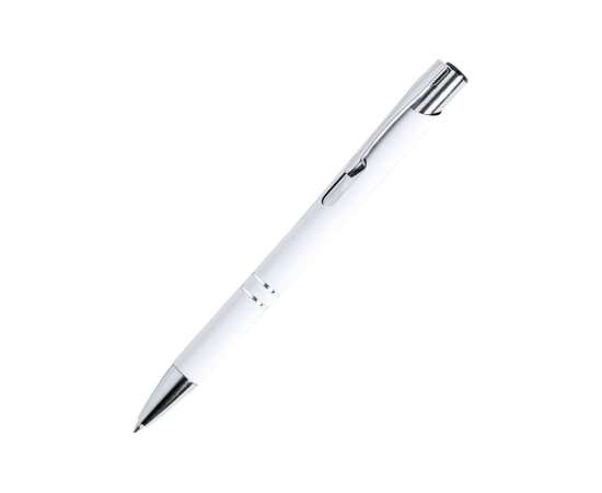 ZROMEN, ручка шариковая, белый, металл, софт-покрытие, Цвет: белый