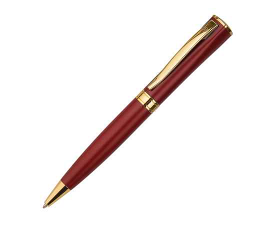WIZARD GOLD , ручка шариковая, бордовый/золотистый, металл, Цвет: бордовый