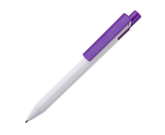 Ручка шариковая Zen, белый/фиолетовый, пластик, Цвет: фиолетовый, белый
