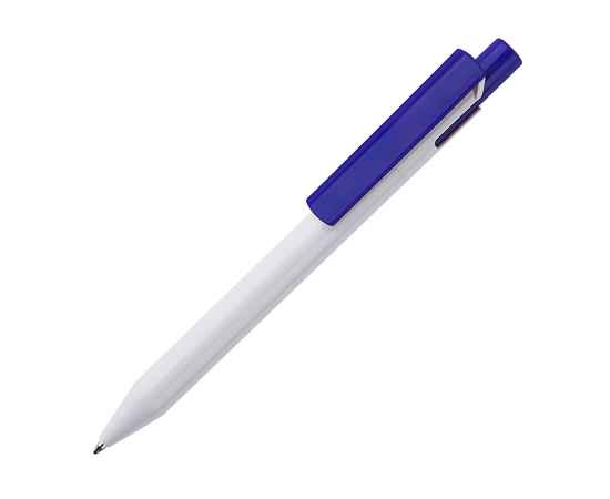 Ручка шариковая Zen, белый/синий, пластик, Цвет: синий, белый