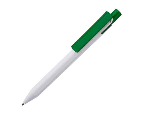 Ручка шариковая Zen, белый/зеленый, пластик, Цвет: зеленый, белый