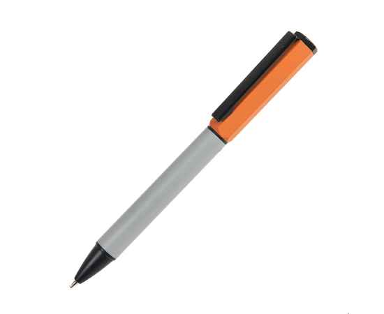 BRO, ручка шариковая, оранжевый, металл, пластик, Цвет: оранжевый, серый