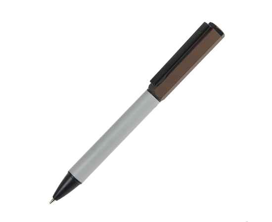 BRO, ручка шариковая, коричневый, металл, пластик, Цвет: коричневый, серый