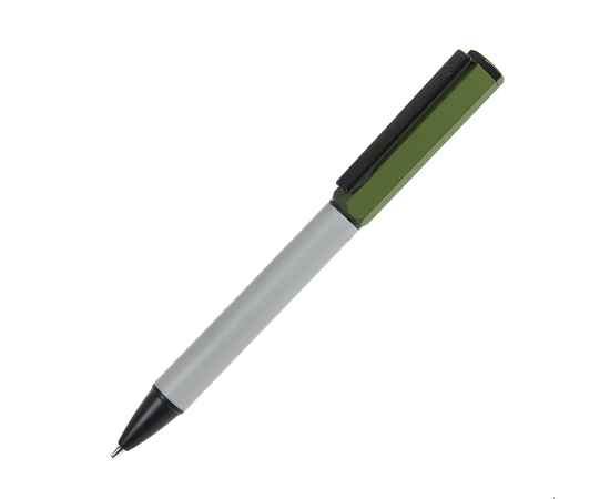 BRO, ручка шариковая, зеленый, металл, пластик, Цвет: зеленый, серый