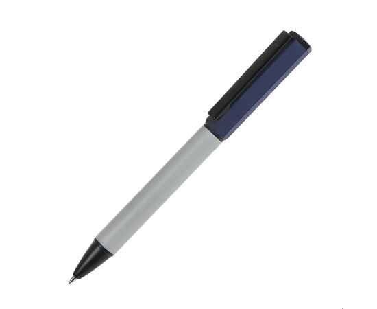 BRO, ручка шариковая, темно-синий, металл, пластик, Цвет: темно-синий, серый
