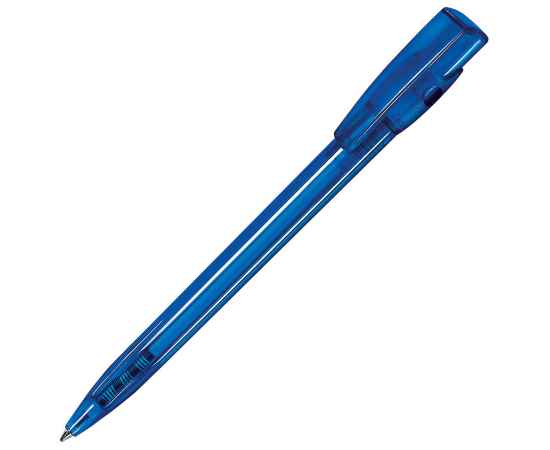 KIKI LX, ручка шариковая, прозрачный синий, пластик, Цвет: синий