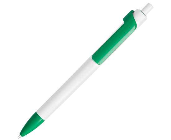 FORTE, ручка шариковая, белый/зеленый, пластик, Цвет: белый, зеленый