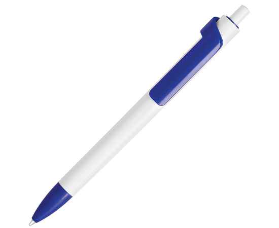 Ручка шариковая FORTE, , белый/синий, пластик, Цвет: белый, синий