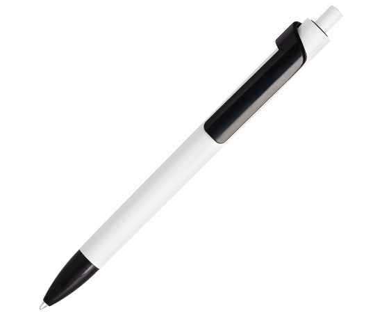 FORTE, ручка шариковая, белый/черный, пластик, Цвет: белый, черный