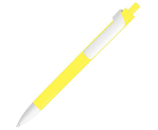 FORTE, ручка шариковая, желтый/белый, пластик, Цвет: желтый, белый