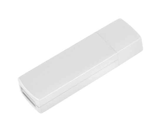 USB flash-карта 'Twist' (8Гб),белая, 6х1,7х1см,пластик, Цвет: белый