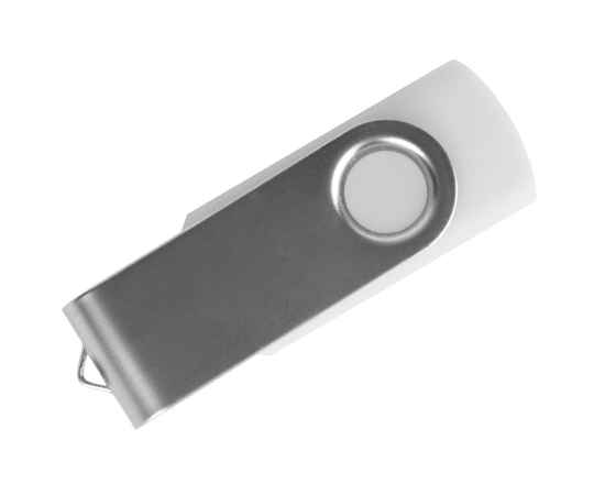 USB flash-карта 'Dot' (16Гб), белый, 5,5х2х1см,пластик металл, Цвет: белый, серебристый
