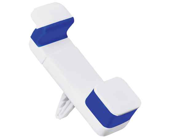 Держатель для телефона 'Holder', белый с синим, 9,8х4,8х8 см,пластик,силикон, Цвет: белый, синий