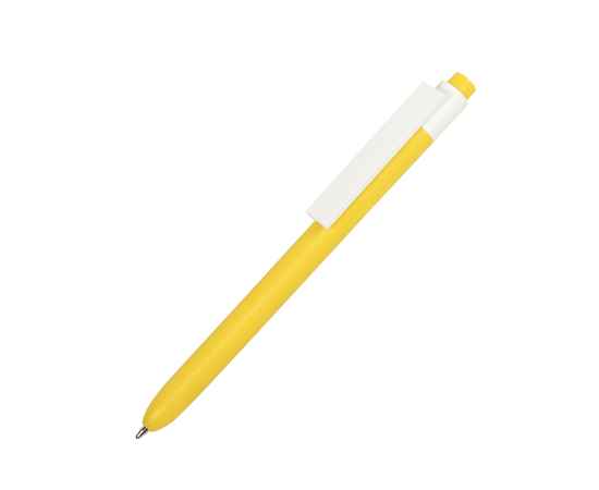 RETRO, ручка шариковая, желтый, пластик, Цвет: желтый, белый