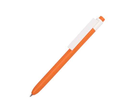 RETRO, ручка шариковая, оранжевый, пластик, Цвет: оранжевый, белый