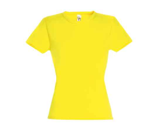 Футболка 'Miss', лимонный_XL, 100% х/б, 150 г/м2, Цвет: лимонный, Размер: XL