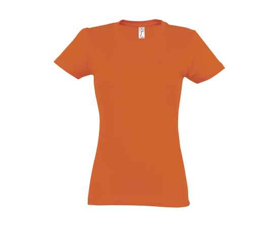 Футболка женская IMPERIAL WOMEN, оранжевый_S, 100% хлопок, 190 г/м2, Цвет: оранжевый, Размер: S