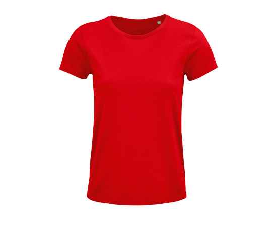 Футболка женская 'CRUSADER WOMEN', красный, XL, 100% органический хлопок, 150 г/м2