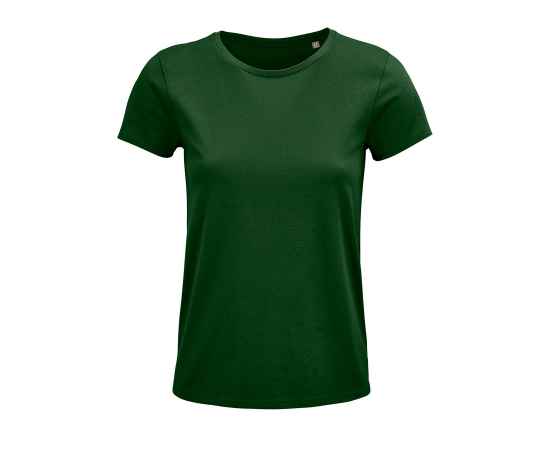 Футболка женская 'CRUSADER WOMEN', темно-зеленый, XL, 100% органический хлопок, 150 г/м2