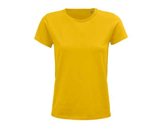 Футболка женская 'CRUSADER WOMEN', желтый, M, 100% органический хлопок, 150 г/м2