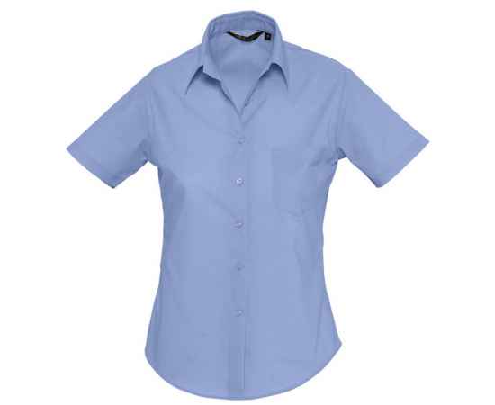 Рубашка 'Escape', васильковый_S, 65% полиэстер, 35% хлопок, 105г/м2, Цвет: синий, Размер: S