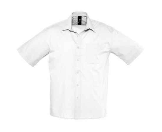 Рубашка 'Bristol', белый_S, 65% полиэстер, 35% хлопок, 95г/м2, Цвет: белый, Размер: S