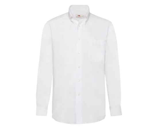 Рубашка 'Long Sleeve Oxford Shirt', белый_S, 70% х/б, 30% п/э, 130 г/м2, Цвет: белый, Размер: Длина 78 см., ширина 56 см.