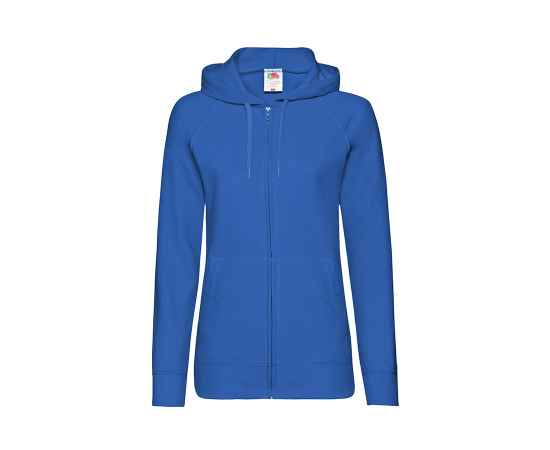 Толстовка без начеса 'Ladies Lightweight Hooded Sweat', ярко-синий, XS, 80% х/б 20% полиэстер, 240 г, Цвет: ярко-синий, Размер: XS