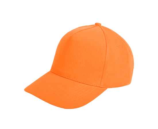 Бейсболка 'Standard', 5 клиньев, металлическая застежка, оранжевый, 100% хлопок, плотность 175 г/м2, Цвет: оранжевый