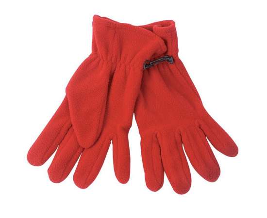 Перчатки 'Monti', мужской размер, красный, флис, 200 гр/м2, Цвет: красный