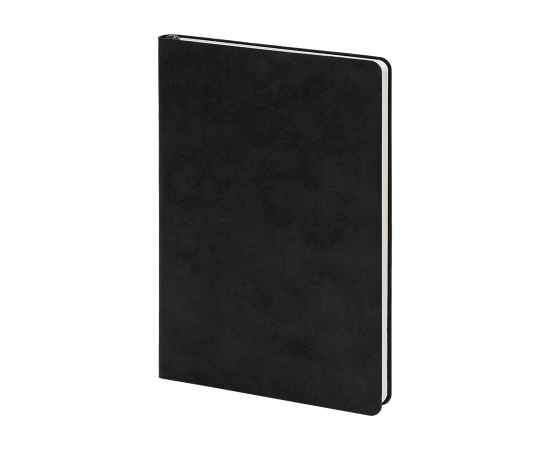 Бизнес-блокнот ALFI, A5, черный, мягкая обложка, в линейку, Цвет: Чёрный