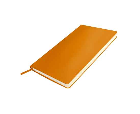 Бизнес-блокнот SMARTI, A5, оранжевый, мягкая обложка, в клетку, Цвет: оранжевый