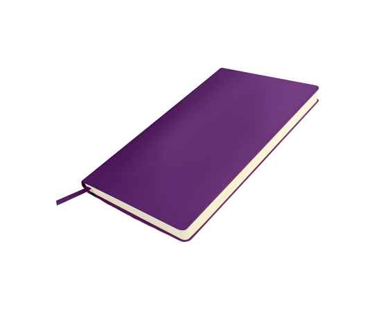 Бизнес-блокнот SMARTI, A5, фиолетовый, мягкая обложка, в клетку, Цвет: фиолетовый