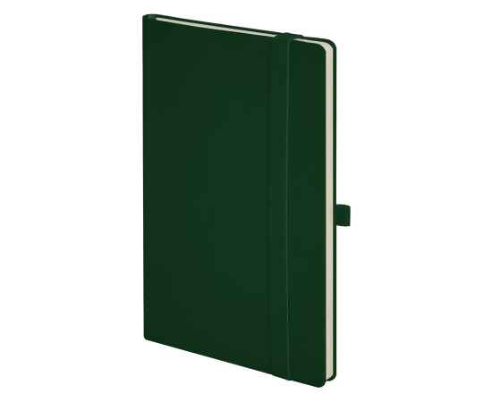 Бизнес-блокнот 'Gracy', 130х210 мм, зеленый, кремовая бумага, гибкая обложка, в линейку, на резинке, Цвет: зеленый, Размер: 130х210 мм