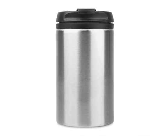 Термокружка CAN, 300мл. серебристый, нержавеющая сталь, пластик, Цвет: серебристый