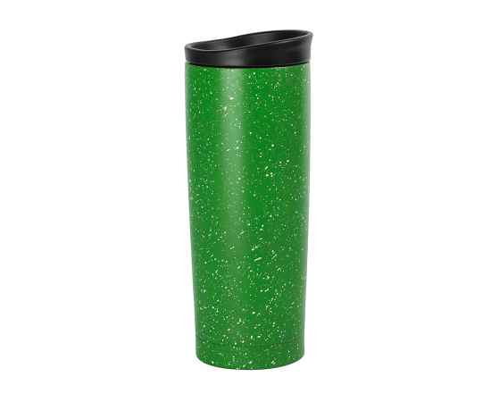 Термокружка вакуумная SPACE,  450 мл, зеленый, металл/пластик, Цвет: зеленый