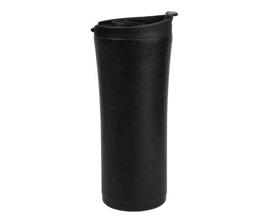 Термокружка вакуумная с ситечком 'Brew',  380 мл,  черный металлик, металл/пластик, Цвет: Чёрный