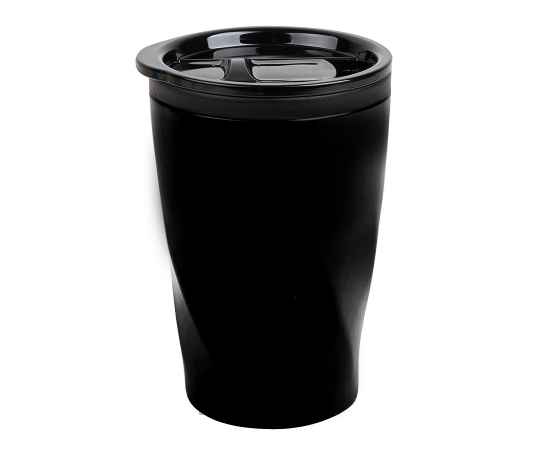 Термокружка BASIC, 350 мл, черный, металл/пластик, Цвет: Чёрный