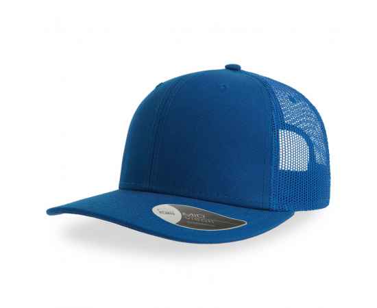Бейсболка 'SONIC', 6 клиньев, пласт. застежка, ярко-синий, осн. ткань100% хлопок, 280 г/м2, Цвет: ярко-синий