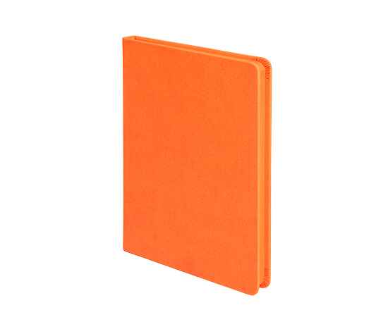 Ежедневник недатированный Softie, А5, оранжевый, блок в клетку, оранжевый обрез, Цвет: оранжевый
