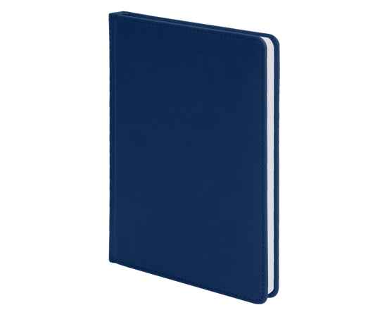 Ежедневник недатированный Campbell, А5,  темно-синий, белый блок, Цвет: тёмно-синий
